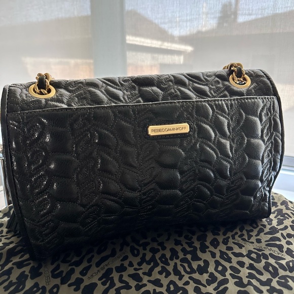 Rebecca Minkoff Green quilted handbag with gold chains - Picture 13 of 13